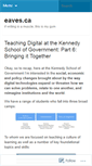 Mobile Screenshot of eaves.ca